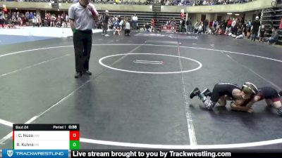 45 lbs Round 2 - Coleman Nuss, Immortal Athletics WC vs Rylan Kuhns, Maple River/USC