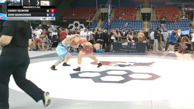 150 lbs Champ. Rd Of 64 - Caddo Gilmore, Arkansas vs John Markowski, New Jersey
