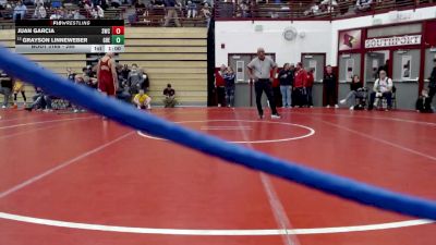 285 lbs Champ. Round 2 - Grayson Linneweber, Greencastle vs Juan Garcia, Southport Wrestling Club