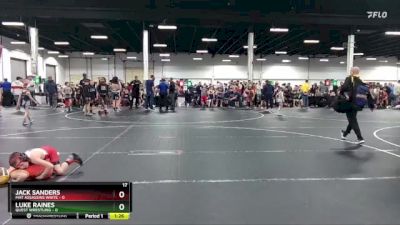 48 lbs Round 6 (8 Team) - Jack Sanders, Mat Assassins White vs Luke Raines, Quest Wrestling