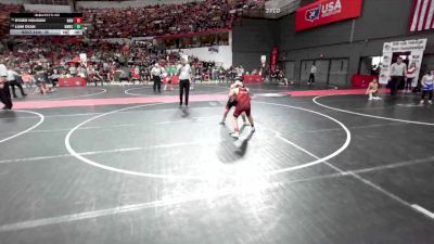 95 lbs Cons. Round 3 - Liam Dean, Milton Monsters Wrestling Club vs Ryder Holguin, West Bend Wildcats