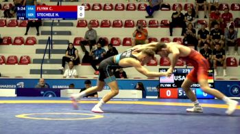 57 kg Repechage #2 - Cooper Reed Flynn, United States vs Niklas Stechele, Germany