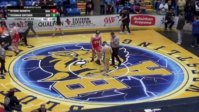 252 lbs Consi Of 32 #2 - Ryder Nemeth, Washington vs Thomas Snyder, Derry Area