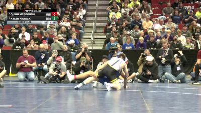 1A-165 lbs Semifinal - Kyler Knaack, Don Bosco vs Quinn McGeough, MFL MarMac