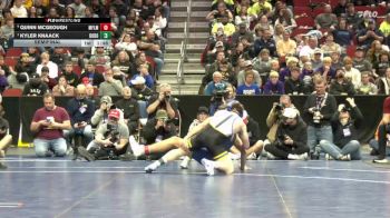 1A-165 lbs Semifinal - Kyler Knaack, Don Bosco vs Quinn McGeough, MFL MarMac
