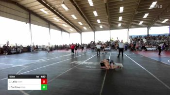 82 lbs Rr Rnd 2 - Oliver Leitz, Dominate WC vs Izayah Cordova, Desert Dogs WC