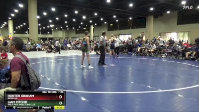 120 lbs Cons. Round 2 - Hunter Graham, Ironclad vs Liam Ritchie, Wolf Pack Wrestling Club