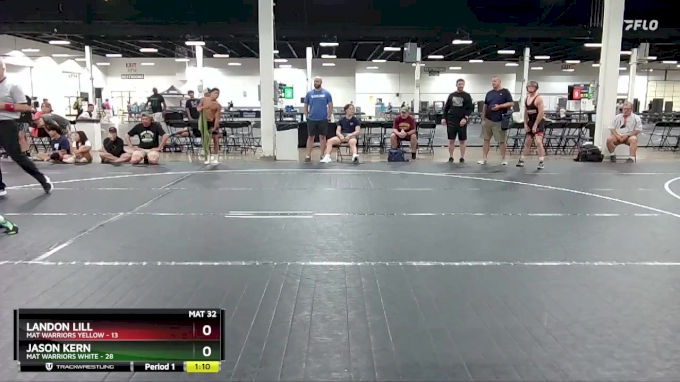 115 lbs Round 3 (4 Team) - Landon Lill, Mat Warriors Yellow vs Jason