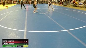 100 lbs Cons. Round 2 - Owen Schlaak, NRHEG vs Jacoby Brown, Z-M (Zumbrota/Mazeppa)
