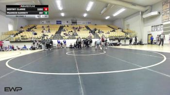 105 lbs Rr Rnd 3 - Destiny Clarke, Sallisaw Lady Black Diamonds vs Pearson Barrett, Bentonville Girls