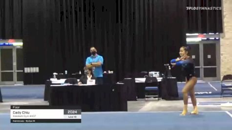 Cady Chiu - Floor, Kokokahi Gym #437 - 2021 USA Gymnastics Development Program National Championships