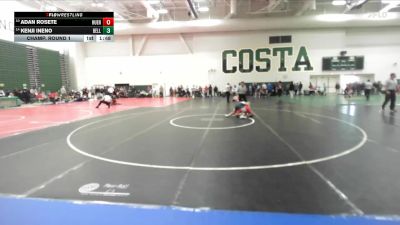 138 lbs Champ. Round 1 - Adan Rosete, Hueneme vs Kenji Ineno, Santa Monica