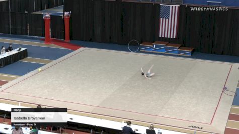 Isabella Groysman - Hoop - 2021 Rhythmic Elite Qualifier