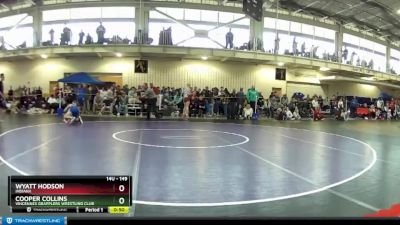 149 lbs Champ. Round 1 - Cooper Collins, Vincennes Grapplers Wrestling Club vs Wyatt Hodson, Indiana