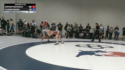 51 kg Cons. Rd Of 32 - Santino Pascarella, Vougar Honors Wrestling Inc. vs Vladimir Drown, Brevard FCA Wrestling