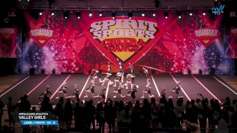 Appalachian Athletics - Valley Girls [2025 L1 Youth - D2 - B Day 2] 2025 Spirit Sports Myrtle Beach Nationals
