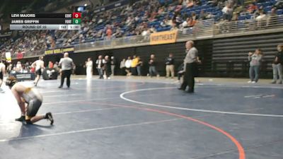 192 lbs Round Of 32 - Levi Majors, Central Valley vs James Griffin, Fort LeBoeuf