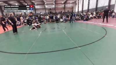 130 lbs Cons. Rd Of 16 - Alyssa Graciano, Victory Wrestling - Central WA vs Lilliana Ramirez, Delta