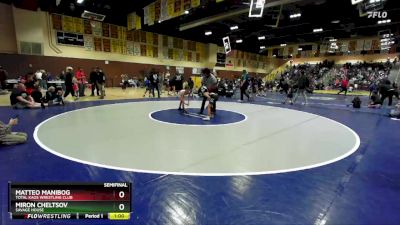 59 lbs Semifinal - Miron Cheltsov, Savage House vs Matteo Manibog, Total Kaos Wrestling Club