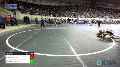 75 lbs Quarterfinal - Elliott Gibson, Owasso Takedown Club vs Harding Hamilton, Cowboy Wrestling Club