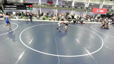 16U Boys - 165 lbs Champ. Round 2 - Jacob Horman, Thoroughbred Wrestling Academy vs Finley Olson, Wisconsin