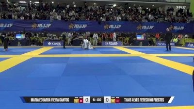 Thais Alves Peregrino Prestes vs Maria Eduarda Vieira Santos 2025 European Jiu-Jitsu IBJJF Championship