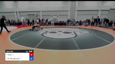 132 lbs Consi Of 32 #2 - Tyson Sisk, Nc vs Muhammad Abughoush, Va