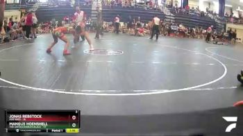 125 lbs Semis & 1st Wrestleback (8 Team) - Mangus Hoenshell, The Untouchables Black vs Jonas Rebstock, Mat Rats
