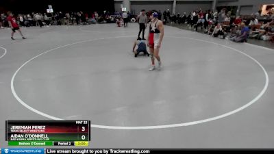 132 lbs Cons. Round 4 - Aidan O`Donnell, Bad Karma Wrestling Club vs Jeremiah Perez, Texas Select Wrestling