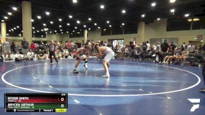 215 lbs Placement Matches (32 Team) - Brycen Arthur, Team Shutt Bowman vs Ryder Smith, TNWA #1