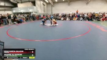 150 lbs Cons. Round 5 - Muswer Ali Shokori, Alameda International vs Noah Garcia-Salazar, Windsor