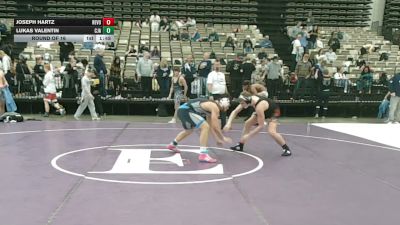 154-H lbs Round Of 16 - Joseph Hartz, Revolution Wrestling Club vs Lukas Valentin, CJA