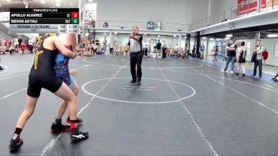105 lbs Round 1 (4 Team) - Apollo Alvarez, Cordoba Trained vs Devon Akyali, Upstate Uprising 2.0