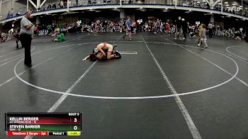 72 lbs Round 2 (6 Team) - Steven Barker, SEPA vs Kellin Berger, U2 Uprising Blue