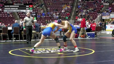 148 lbs Consi 2 - Alaya Henderson, Canon-McMillan-G vs Dakota Dengler, Northern Lebanon-G