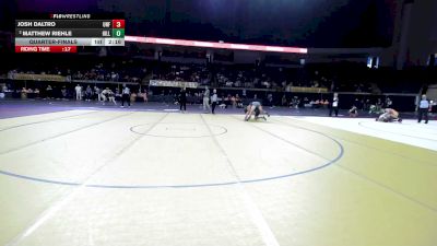 174 lbs Quarterfinal - Josh Daltro, North Florida vs Matthew Riehle, Hillsdale College