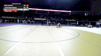 174 lbs Quarterfinal - Josh Daltro, North Florida vs Matthew Riehle, Hillsdale College