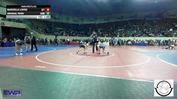 92 lbs Round Of 16 - Marcella Lopez, Little Axe Women?s Wrestling vs Abagail Todd, Ardmore Junior High