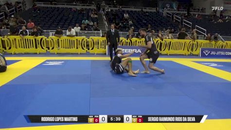 Sergio Raimundo Rios Da Silva vs Rodrigo Lopes Martins 2025 Pan IBJJF Jiu-Jitsu No-Gi Championship