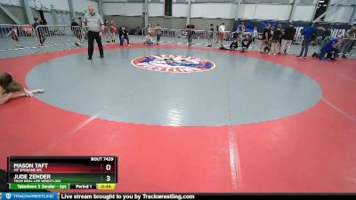 88 lbs Cons. Round 5 - Mason Taft, Mt Spokane WC vs Jude Zender, Team Real Life Wrestling