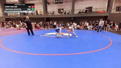 U12 FS - 98 lbs Cons. Semis - Avery Mullins, Pioneer Grappling Academy vs Jonathan Leighton, White River Hornets Wrestling Club