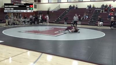 165-175 lbs 1st Place Match - Zach Broomhall, Mount Vernon vs Moses Toe, Independence