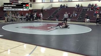 165-175 lbs 1st Place Match - Zach Broomhall, Mount Vernon vs Moses Toe, Independence