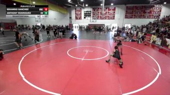 120 lbs Quarterfinal - Anthony Rodriguez, Churchboyz WC vs Eduardo Sanchez, Wilmington Wrestling Club