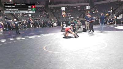 138 lbs Round Of 16 - Orion Hill, Folsom (SJ) vs Silas Varner, Bakersfield (CS)