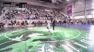 U20 Women - 50 lbs Champ. Round 1 - Telsarina Walter, OR vs Samantha Van Der Weken, VA