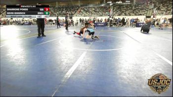 70 lbs Consi Of 8 #1 - Sharrone Ponds, Team Of Hard Knox vs Kevin Gingrich, Division Bell Wrestling