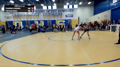 112 lbs Quarterfinal - Gabriela Kerber, SOWA vs Peyton Rego, Camden County Outsiders