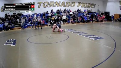 189 lbs Champ. Round 1 - Rick Terrio, Moon vs Luke O`Kron, Peters Township