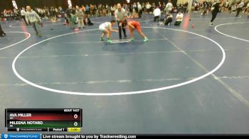 106 lbs Cons. Round 4 - Ava Miller, OH vs Mileena Notaro, NE